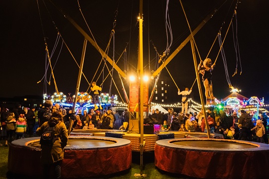 urban environment in green